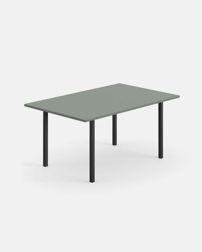 Tavolo contemporaneo - TIMO R - IBEBI - in MDF / in melaminico / con supporto in acciaio