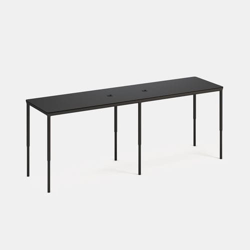 Tavolo da conferenza design minimalista - IBEBI - in HPL / con supporto in alluminio laccato / con supporto in alluminio verniciato
