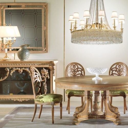 Sedia in stile - S/700 - ZANABONI - da interno / in tessuto / in pelle