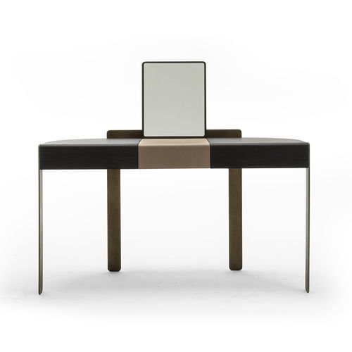 Mobile da toeletta contemporaneo - ANDRES - ZANABONI - in metallo / in pelle / Made in Italy