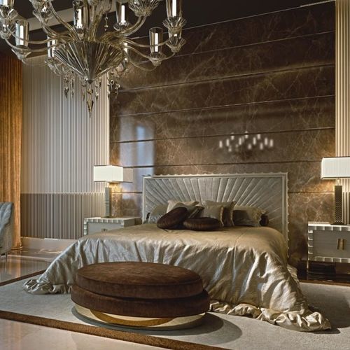 Letto matrimoniale - CELESTE - ZANABONI - classico / imbottito / con testiera imbottita