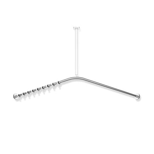 Binario per tende per installazioni a soffitto - 900.34.10240 - HEWI Heinrich Wilke - per tende arricciate / contract / per finestra