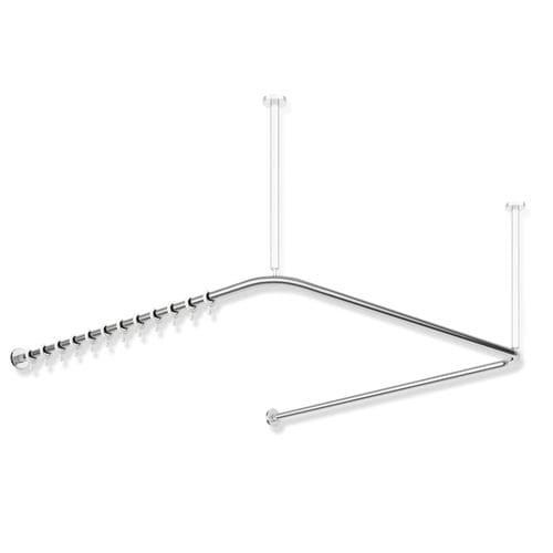 Binario per tende per installazioni a soffitto - 900.34.30140 - HEWI Heinrich Wilke - per tende arricciate / contract / per doccia