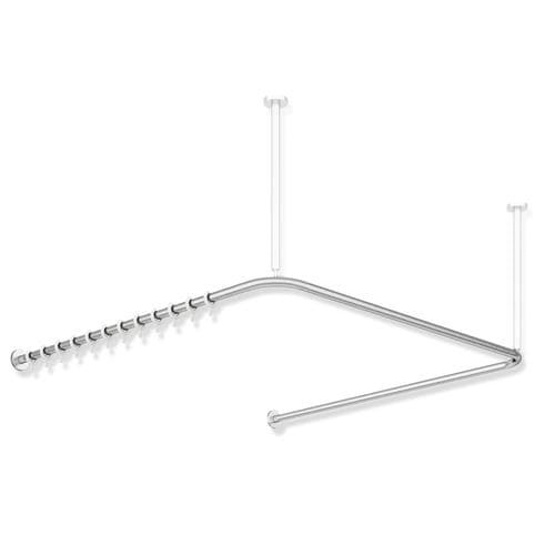 Binario per tende per installazioni a soffitto - 900.34.301XA - HEWI Heinrich Wilke - per tende arricciate / contract / per doccia