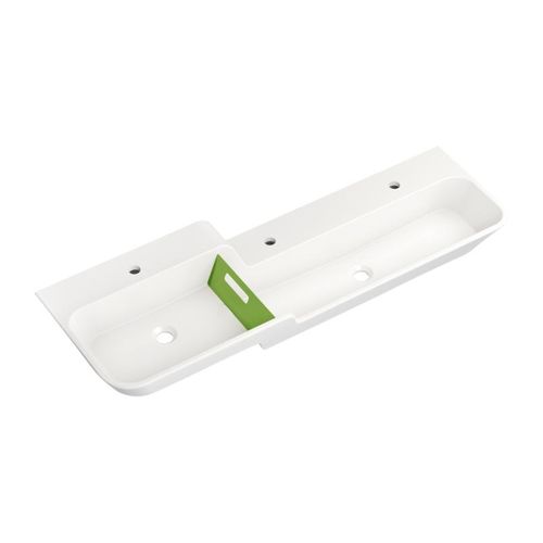 Lavabo da incasso - 950.12.302 - HEWI Heinrich Wilke - in composito / doppio / rettangolare
