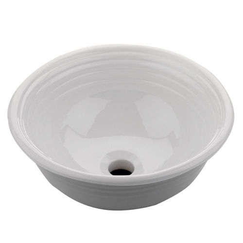 Lavabo da appoggio - HALV01 - Waterworks - in ceramica / rotondo / classico