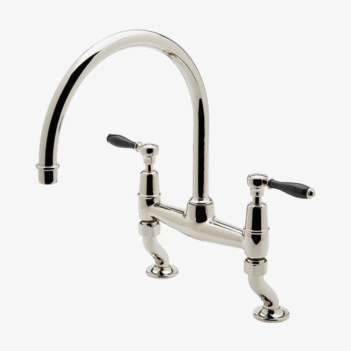 Miscelatore doppio comando da appoggio - EAKM04 - Waterworks - in metallo cromato / in ottone / in nichel
