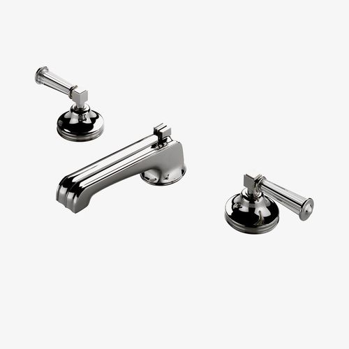 Miscelatore doppio comando per lavabo - BDLS03 - Waterworks - da appoggio / in metallo cromato / in ottone