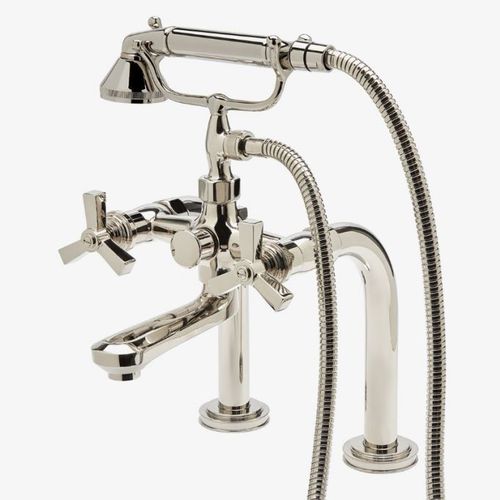 Miscelatore doppio comando per vasca - AEXT40 - Waterworks - da appoggio / in metallo cromato / in ottone