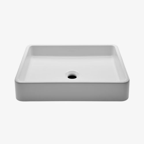 Lavabo sottopiano - CYLV41 - Waterworks - in ceramica / rettangolare / senza foro