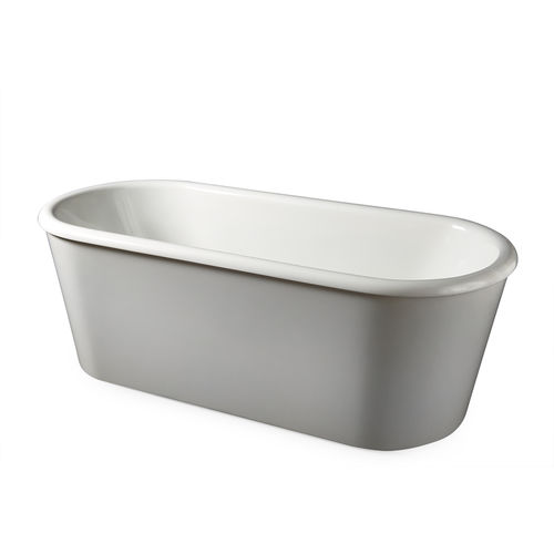 Vasca da bagno ovale - CBBT01 - Waterworks - ad isola / in composito / doppia