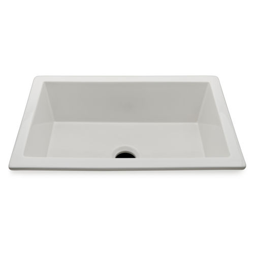 Lavello a 1 vasca - CASK40 - Waterworks - senza gocciolatoio / in ceramica / da incasso