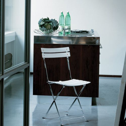 Sedia contemporanea - CELESTINA - Zanotta - da interno / in pelle / in nylon