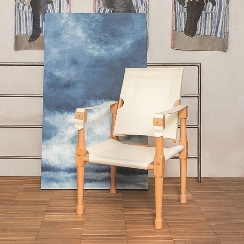 Sedia design originale - MORETTA - Zanotta - da interno / in tessuto / in pelle di mucca