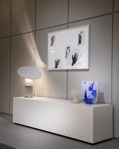 Credenza contemporanea - QUADERNA 756 - Zanotta - in legno / in vetro / in laminato