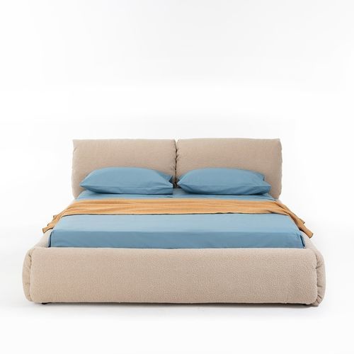 Letto matrimoniale - ZA:ZA 1751 - Zanotta - contemporaneo / imbottito / con testiera