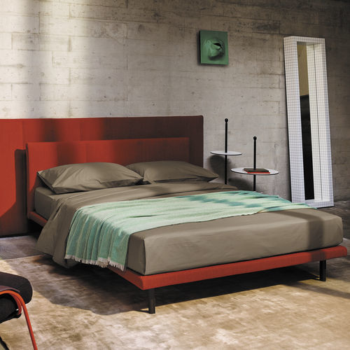 Letto matrimoniale - GRANGALA - Zanotta - contemporaneo / imbottito / con testiera