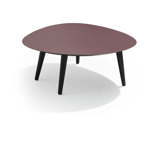 Tavolino basso contemporaneo - TWEED MINI 664 - Zanotta - in MDF laccato / con supporto in acciaio verniciato / per uso residenziale