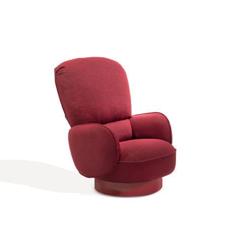 Poltrona contemporanea - YORI-KIRI - Zanotta - in tessuto / in acciaio / bergère