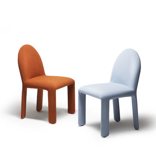 Sedia contemporanea - NELLEE - Zanotta - da interno / in pelle / in tessuto