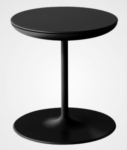 Tavolino contemporaneo - TOI - Zanotta - in legno compensato / in alluminio / con base in poliuretano