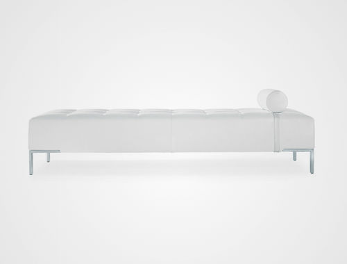 Letto da giorno contemporaneo - ALFA - Zanotta - in tessuto / in pelle / in acciaio