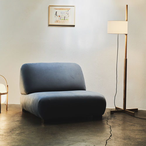 Chauffeuse contemporanea - CADAQUÉS - Santa & Cole - in tessuto / modulare / colore personalizzabile