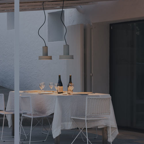 Faretto a sospensione - ARNE S DOMUS - Santa & Cole - LED / circolare / IP65