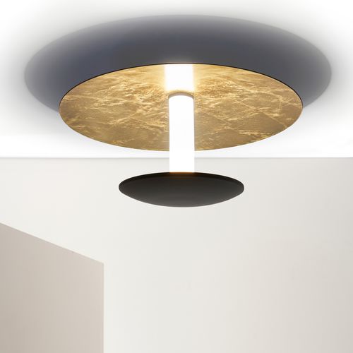 Plafoniera contemporanea - 012 - ZAVA SRL - rotonda / in alluminio / in metacrilato