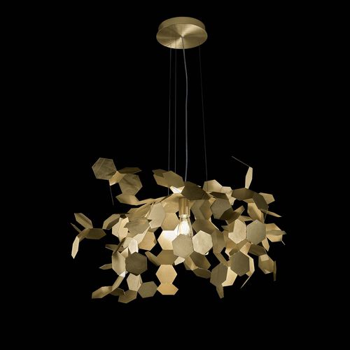 Lampada a sospensione - ANDROMEDA - ZAVA SRL - in ottone / contemporanea / con cavo