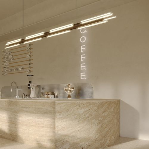Lampada a sospensione - Iso - JSPR - in alluminio anodizzato / in vetro / contemporanea