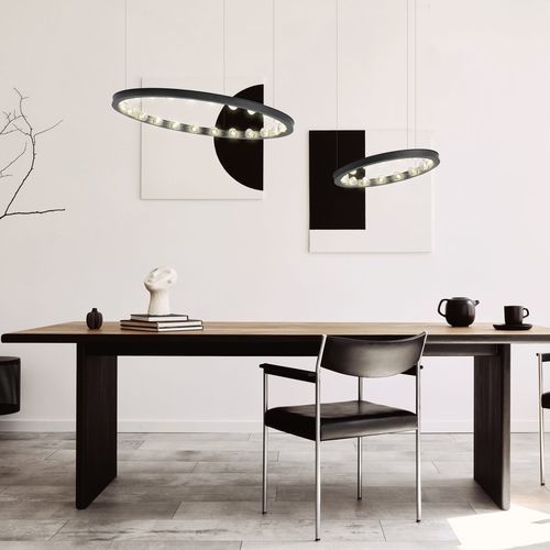 Lampada a sospensione - Aurora Mini - JSPR - in alluminio anodizzato / contemporanea / con cavo