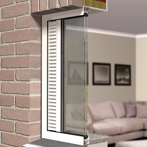 Aeratore da finestra a taglio termico - THL100 V - RENSON - per ventilazione