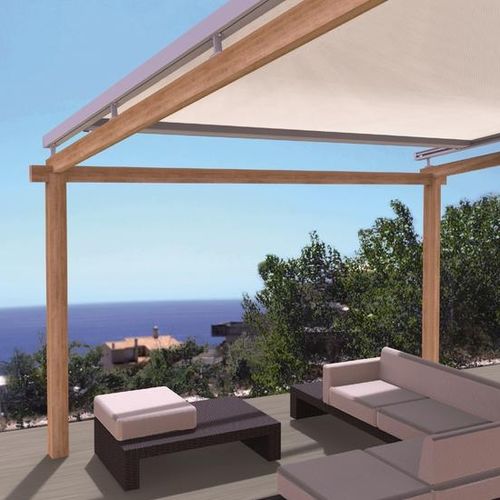 Tenda da sole retrattile - TOPFIX® MAX F - RENSON - a cassonetto / manuale / per uso residenziale