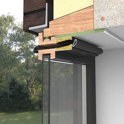 Aeratore da finestra acustico - PYRACOUST 2500 + 1 MODULE  - RENSON - autoregolabile / impermeabile