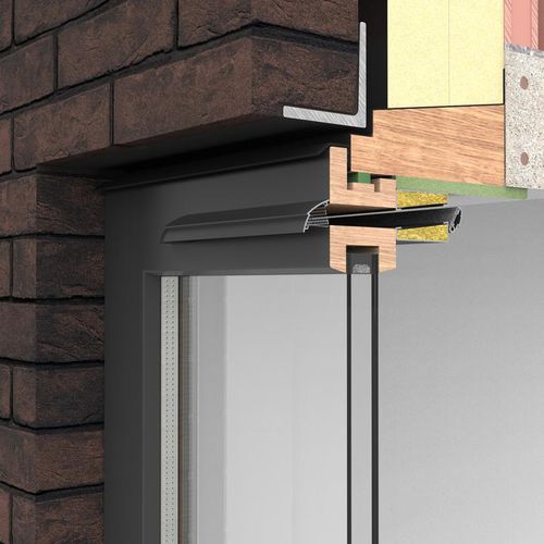 Aeratore da finestra acustico - PYRACOUST 5000 + 1 MODULE - RENSON - autoregolabile / impermeabile