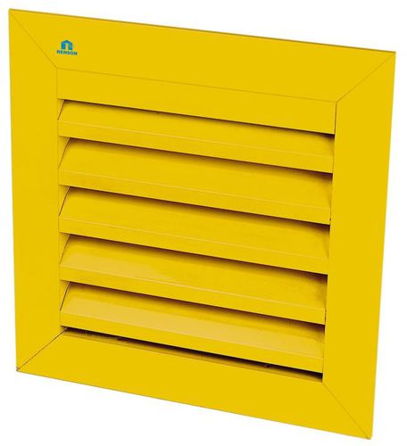 Griglia di ventilazione in alluminio - 421 - RENSON - rettangolare / per esterni / professionale