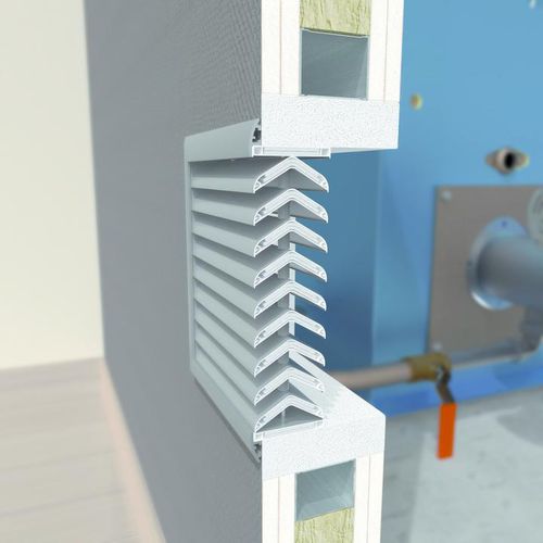 Griglia di ventilazione in plastica - 464/1 INCENDO® - RENSON - in polistirene / in alluminio / rettangolare