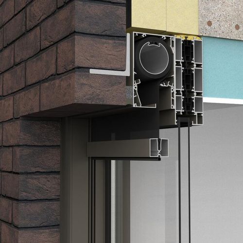Tenda avvolgibile a rullo - FIXSCREEN® MINIMAL M7 - RENSON - per finestra / in tessuto / da esterno