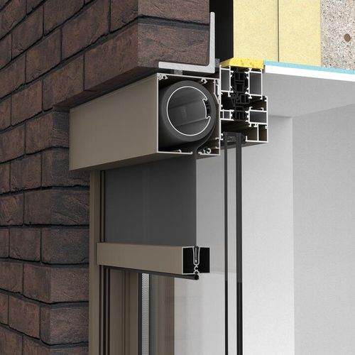 Tenda avvolgibile a rullo - FIXSCREEN® MINIMAL M1 - RENSON - per finestra / per veranda / in tessuto