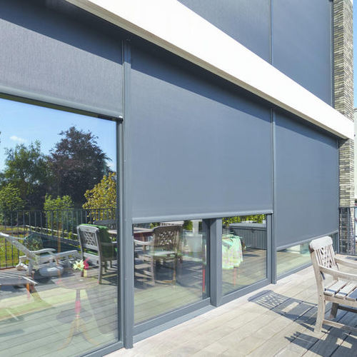 Tenda avvolgibile a rullo - FIXSCREEN®  - RENSON - per veranda / per esterno / in tessuto