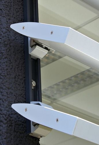 Frangisole in alluminio - Icarus Quickfix vertical ICL.150 - RENSON - per facciata / verticale / orizzontale