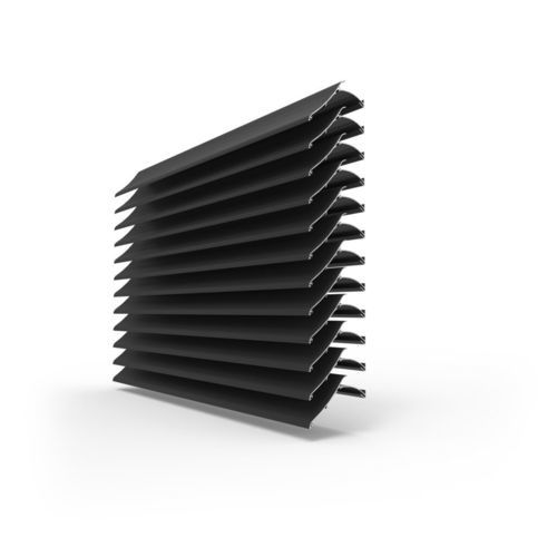 Rivestimento di facciata a doghe - LINIUS® L.050W - RENSON - in lega / in alluminio / verticale