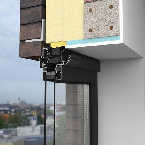 Aeratore da finestra acustico - INVISIVENT COMFORT - RENSON - autoregolabile / antirapina / a taglio termico