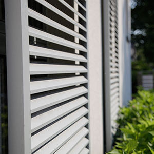Persiana scorrevole - LOGGIA® ALU  - RENSON - a lamelle / a lamelle / in alluminio
