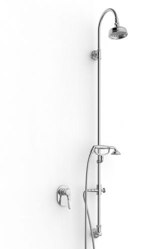 Set doccia da parete - 2900 DDP-070 - ZAZZERI - contemporaneo / con doccia a mano / con soffione fisso