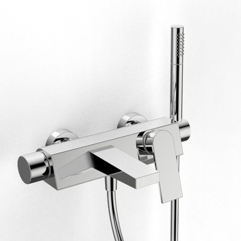 Miscelatore da vasca - 3600 EVP-060 - ZAZZERI - da parete / in metallo cromato / da bagno