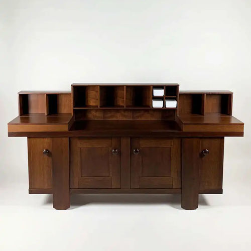 Credenza contemporanea - PRANZO 602 - Bernini Gallery - in noce / con ripiano / con cassetti