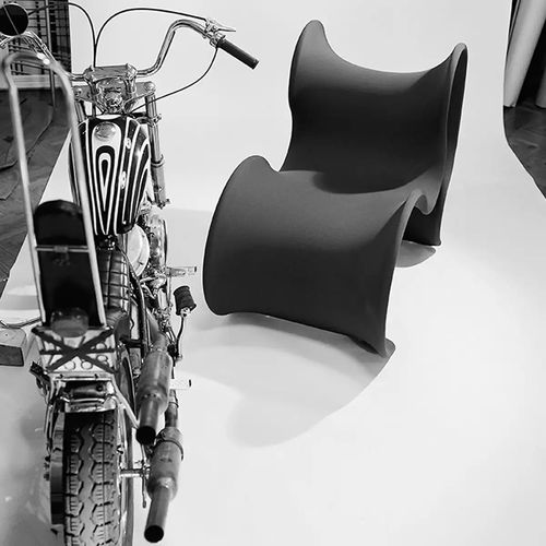 Poltrona design originale - FIOCCO - Bernini Gallery - in tessuto / in metallo / bianca