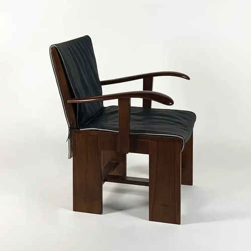 Poltrona classica - 1934 - Bernini Gallery - in tessuto / in pelle / in legno massiccio